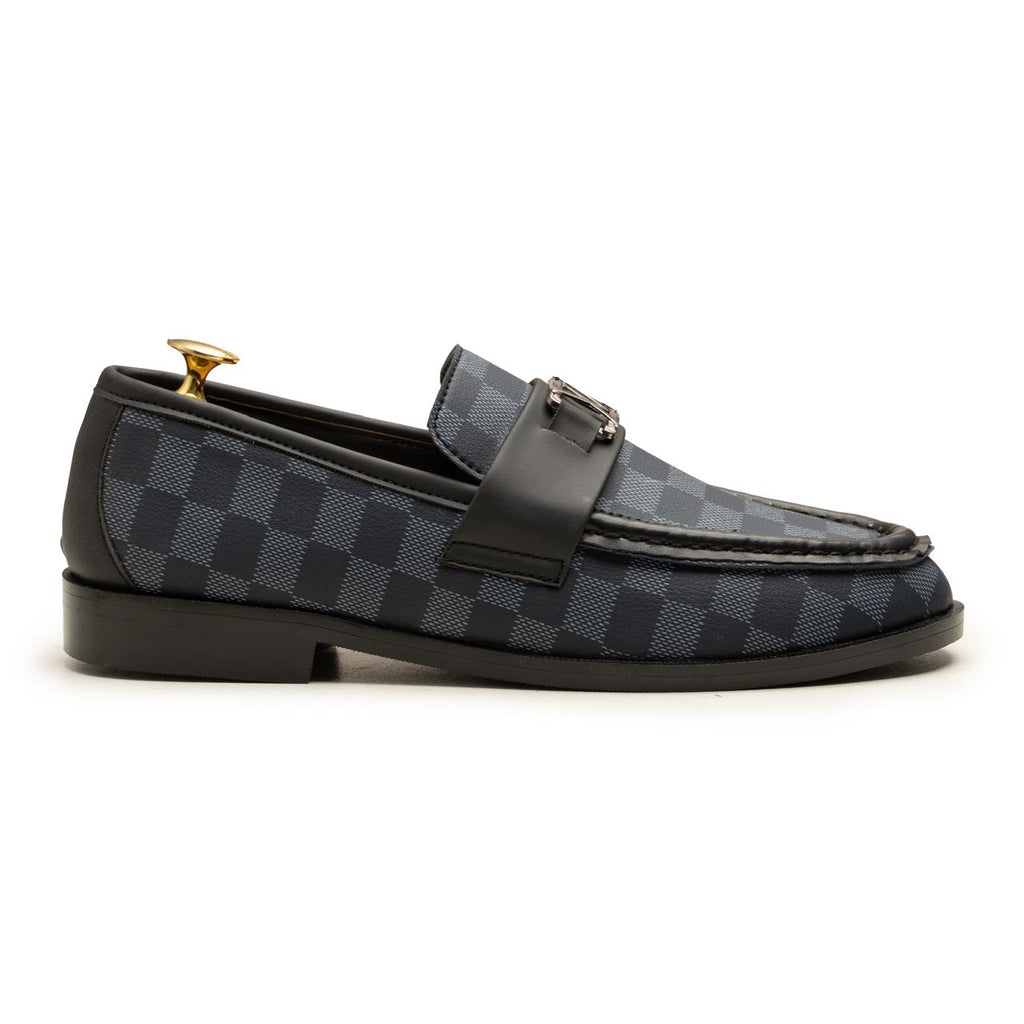 LV Check Loafers Blue